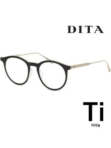 Titanium glasses frame TORUS DTX110 50 01A black horn - DITA - BALAAN 1