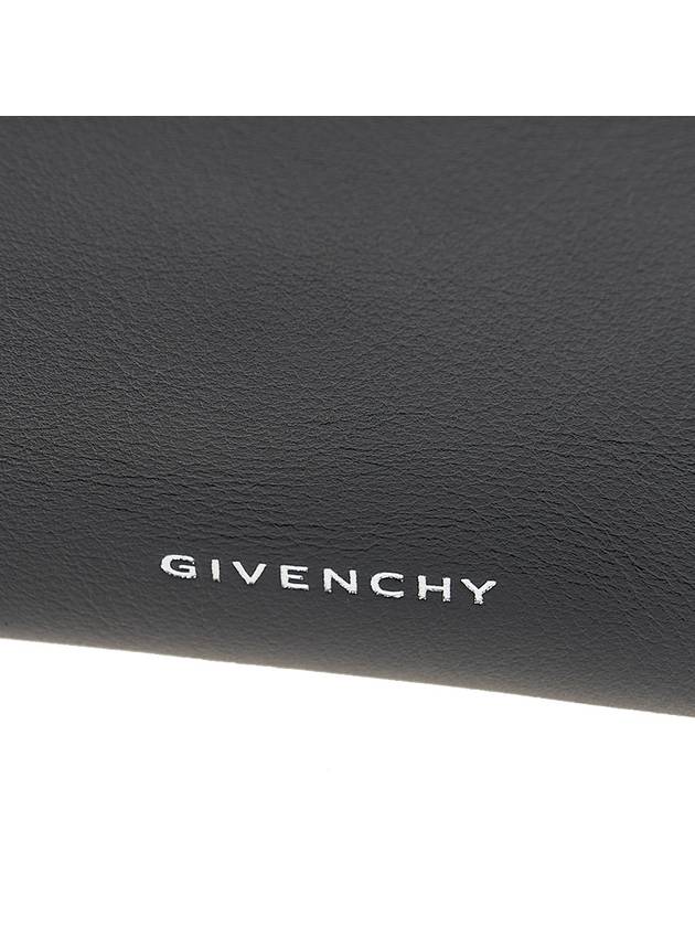 Voyou Leather Phone Pouch Bag Black - GIVENCHY - BALAAN 7