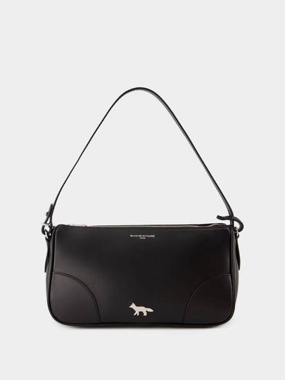 Boogie Baguette Shoulder Bag Black - MAISON KITSUNE - BALAAN 2