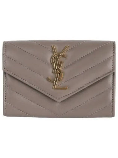 Cassandra Matelasse small envelope wallet - SAINT LAURENT - BALAAN 1