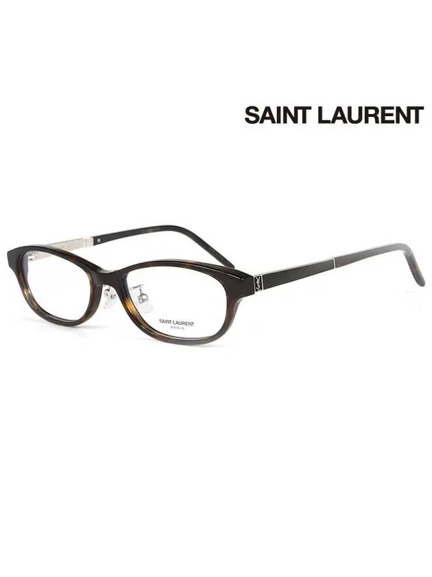 Glasses Frame SL M85J 002 Oval Acetate Women's Glasses - SAINT LAURENT - BALAAN 1
