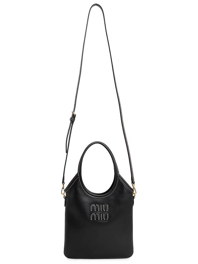 Ivy Leather Tote Bag Black - MIU MIU - BALAAN 7