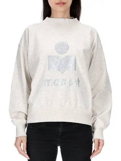 Moby Logo Print Sweatshirt Ecru - ISABEL MARANT - BALAAN 2