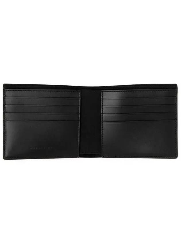 Elastic Band Logo Bifold Half Wallet Black - BOTTEGA VENETA - BALAAN 5