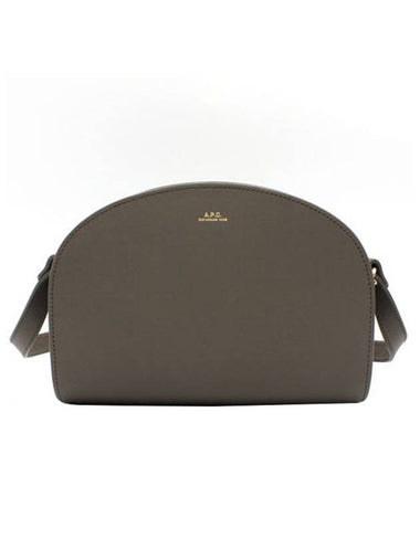 Women's Demil Lune Half Moon Shoulder Cross Bag Grey - A.P.C. - BALAAN 1