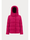 Satin & Lady Faux Fur Hooded Padding Fuchsia - HERNO - BALAAN 2