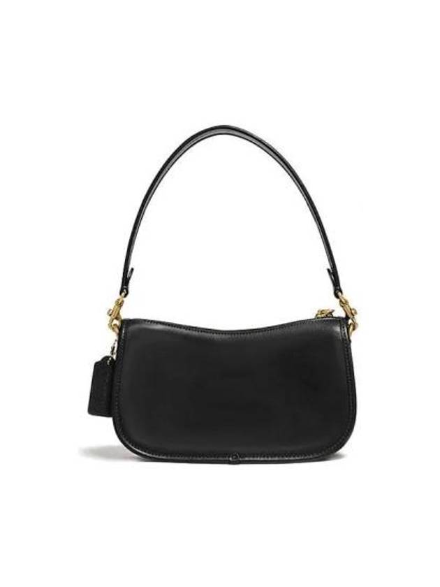 Swinger Leather Shoulder Bag Black - COACH - BALAAN 5