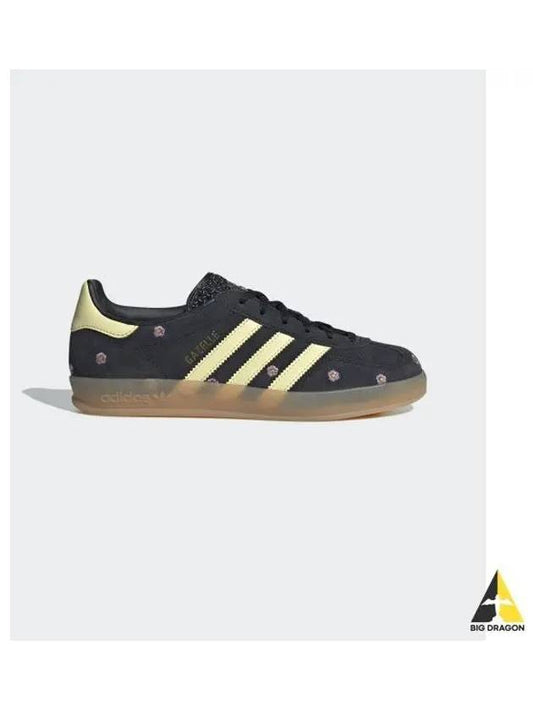 adidas Gazelle Indoor W Black Yellow IF4490 - ADIDAS - BALAAN 1