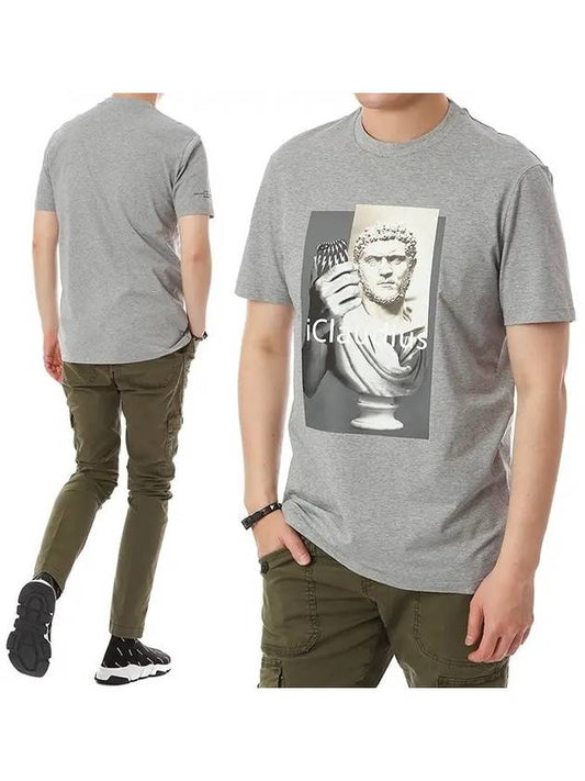 Claudius Print Tee BJT489B L531S 2201 - NEIL BARRETT - BALAAN 1