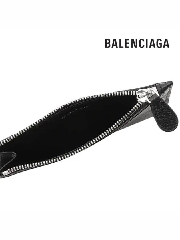 Cash Large Long Coin Card Wallet Black - BALENCIAGA - BALAAN 6