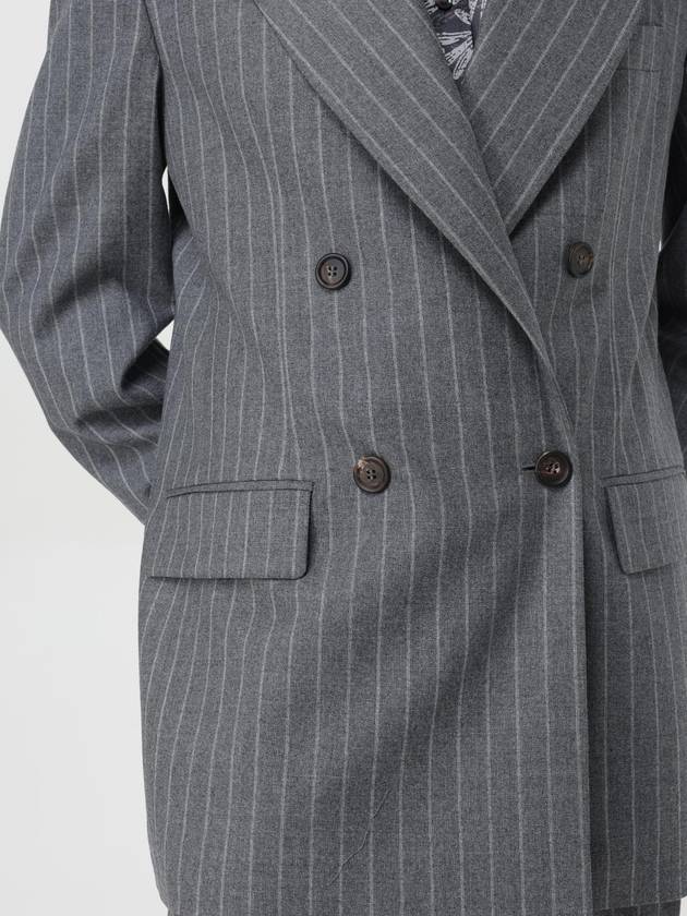 Blazer gessato a doppiopetto Brunello Cucinelli - BRUNELLO CUCINELLI - BALAAN 5