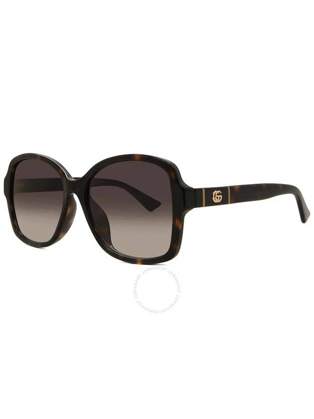 Gucci Brown Gradient Butterfly Ladies Sunglasses GG0765SA 003 57 - GUCCI - BALAAN 1