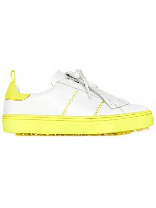 Contrast Accent Kiltie Durf Golf Spikeless Yellow White - G/FORE - BALAAN 2