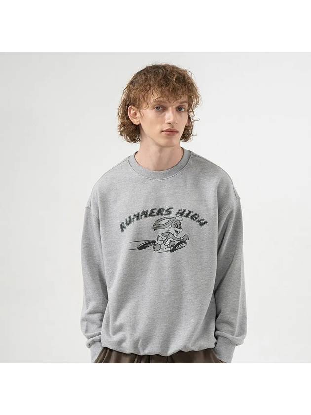 RUNNERS HIGH SWEATSHIRTS MELANGE - POLYGRAM - BALAAN 5