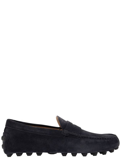 Gommino Bubble Suede Driving Shoes Blue - TOD'S - BALAAN 2