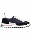 Men's Nylon Tech Runner Low Top Sneakers Blue - THOM BROWNE - BALAAN 3