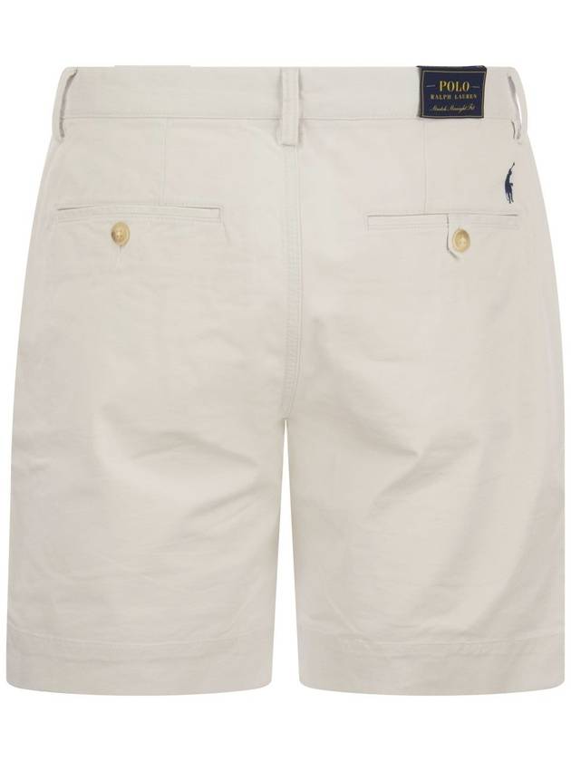 Stretch Classic Chino Shorts White - POLO RALPH LAUREN - BALAAN 3