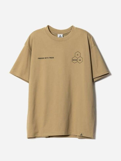 ACG Walking Tree Dri Fit Short Sleeve T-Shirt Beige - NIKE - BALAAN 2