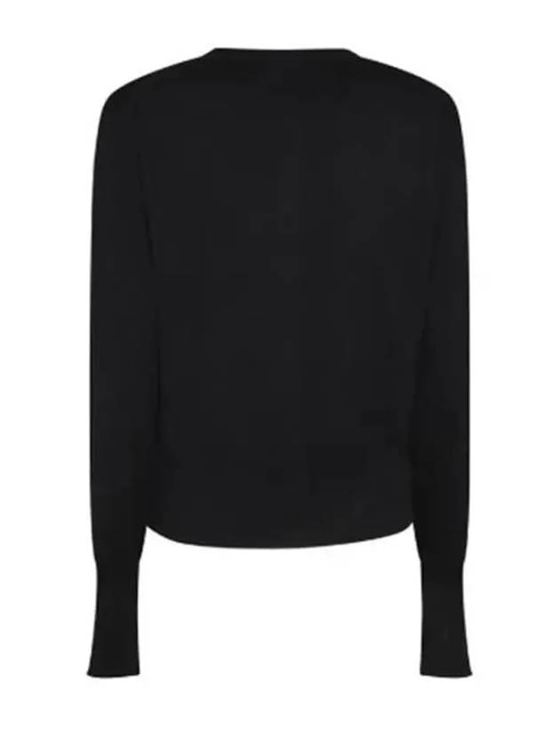 Bea Logo Cardigan Black - VIVIENNE WESTWOOD - BALAAN 6