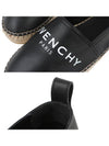 logo leather espadrilles black - GIVENCHY - BALAAN.