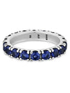 Sparkling Low Eternity Ring Silver Blue - PANDORA - BALAAN 2