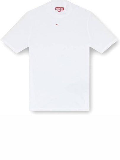 T Mokky Microdiv Logo Short Sleeve T-Shirt White - DIESEL - BALAAN 2