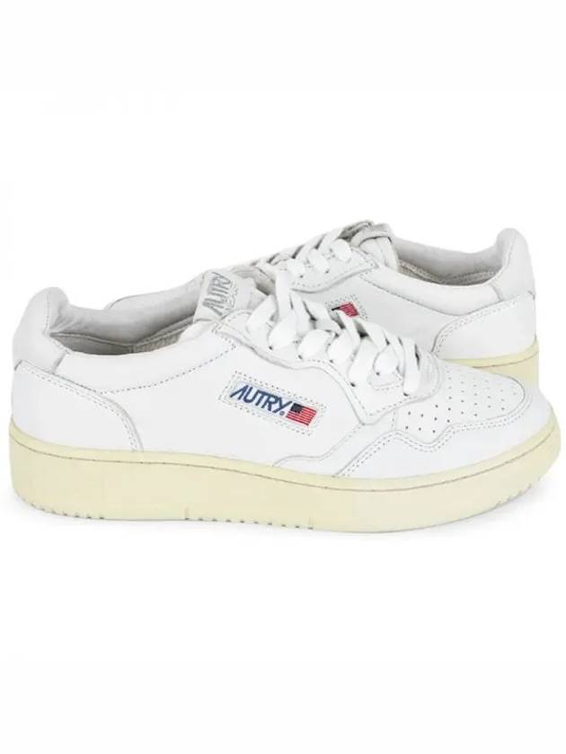 Medalist Goatskin Low Top Sneakers White - AUTRY - BALAAN 2