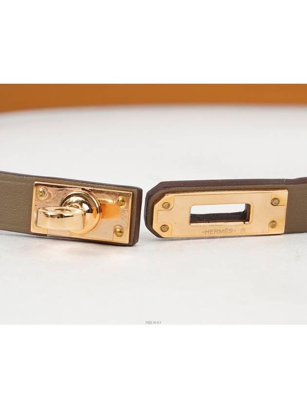 Mini Kelly Choker Etoff Rose Gold W 74577 - HERMES - BALAAN 4