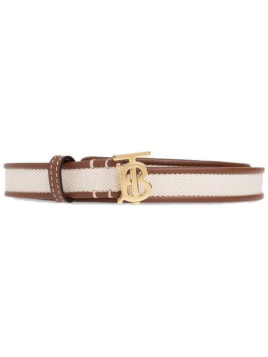 TB Logo Belt Brown - BURBERRY - BALAAN 1