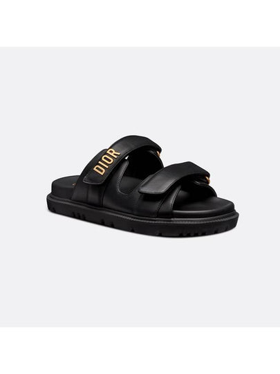 Act Logo Strap Slippers Black - DIOR - BALAAN 2