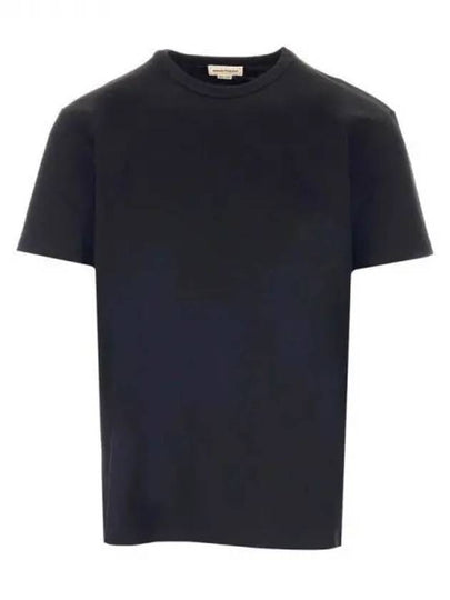 Back Graffiti Logo Short Sleeve T-Shirt Black - ALEXANDER MCQUEEN - BALAAN 2