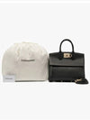 Studio Small Tote Bag Black - SALVATORE FERRAGAMO - BALAAN 4