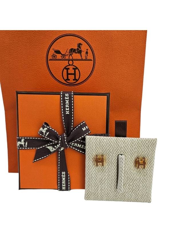 Pop-Ache Mini Earrings New Gold - HERMES - BALAAN 1