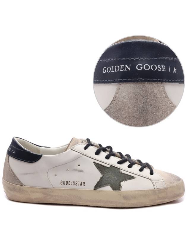 Superstar Low Top Sneakers Blue Green White - GOLDEN GOOSE - BALAAN 3