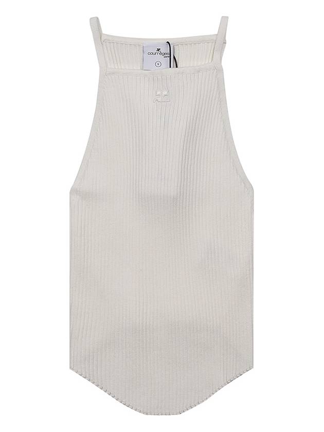 Holistic Ribbed Knit Sleeveless Lime Stone - COURREGES - BALAAN 2