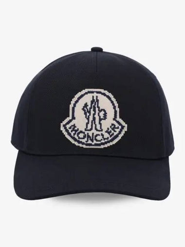 Digital Big Logo Ball Cap Black - MONCLER - BALAAN 1