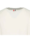 Wool 4 Bar Pullover Knit Top Beige - THOM BROWNE - BALAAN 5