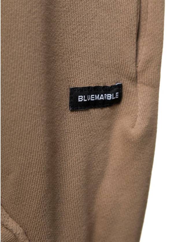 Beige Sweatpants With Logo Patch In Cotton Man - BLUEMARBLE - BALAAN 3