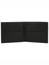 Saffiano Leather Half Wallet Black - PRADA - BALAAN 5