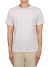 Free Size Lux Cotton Jersey Short Sleeve T-Shirt Light Purple - THEORY - BALAAN.