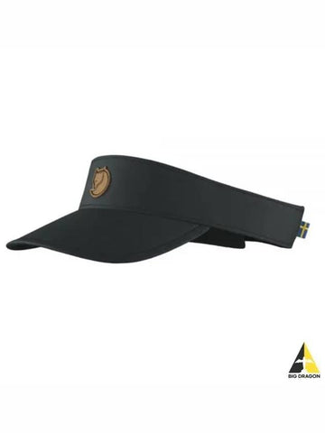 24 ABISKO VISOR CAP BLACK 77409550 - FJALL RAVEN - BALAAN 1