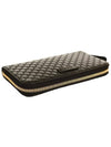 Microshima Zipper Long Wallet Black - GUCCI - BALAAN 4