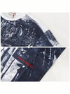 Art Print Short Sleeve T-shirt Blue - ALEXANDER MCQUEEN - BALAAN 4