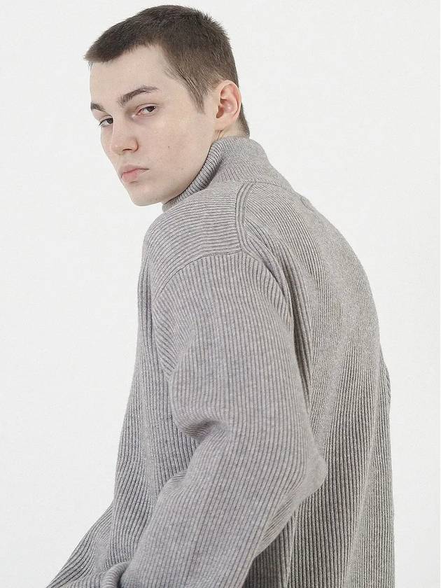 Modal Knit Zip up Cardigan Gray - CHANCE'S NOI - BALAAN 3