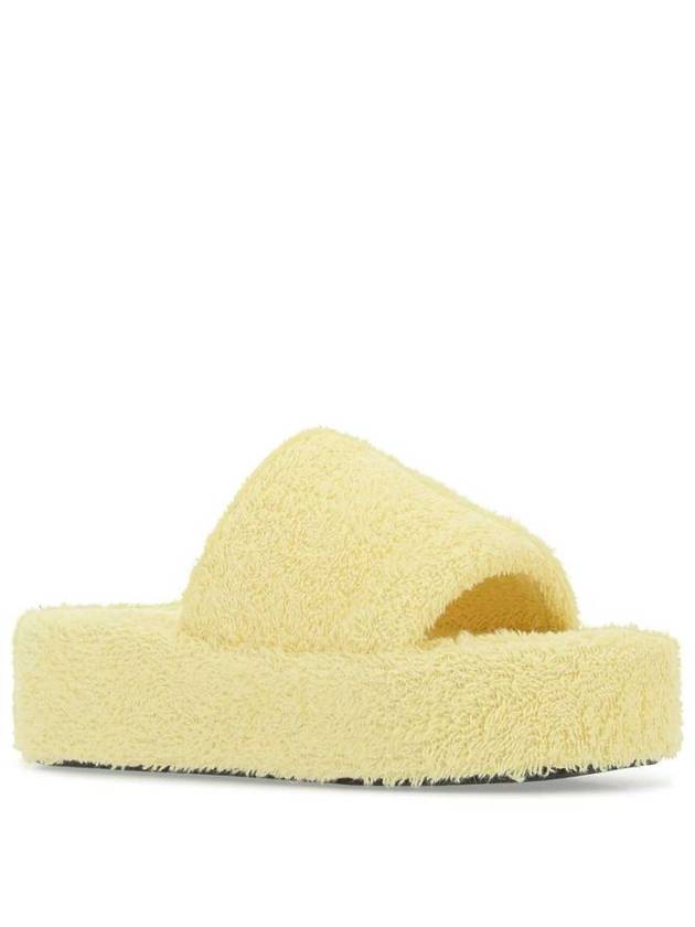 Terry Platform Slippers Pastel Yellow - BALENCIAGA - BALAAN 3