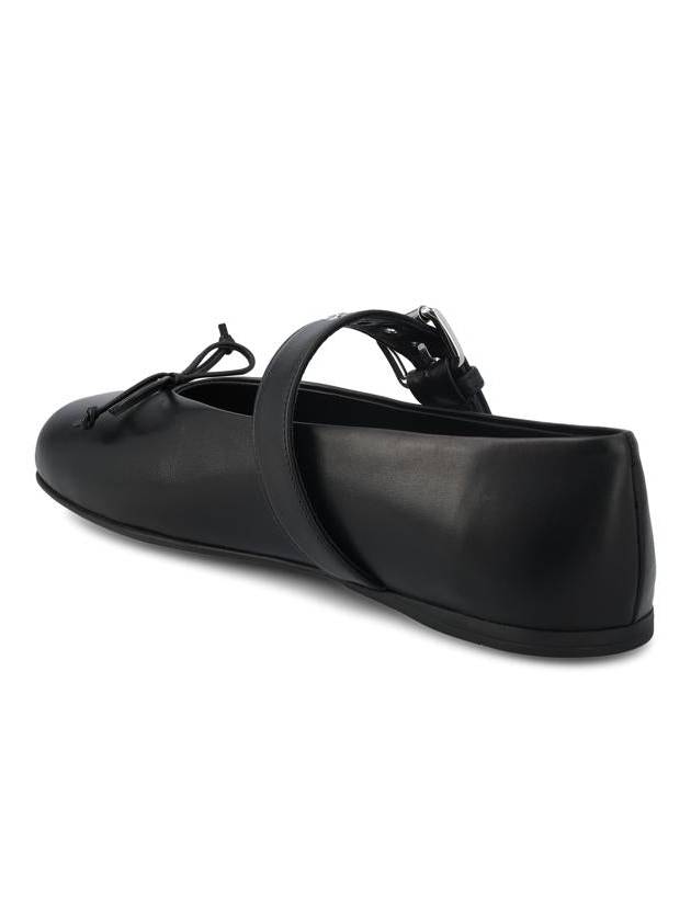 Leather Ballerinas Black - MIU MIU - BALAAN 4