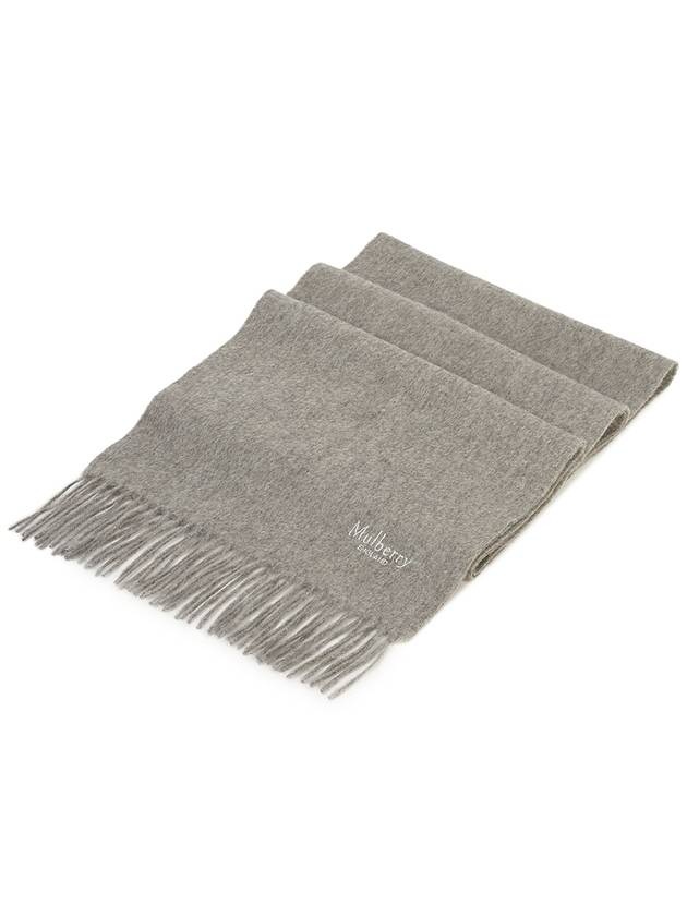 Logo VS4460 885 C914 Cashmere Muffler Scarf Shawl - MULBERRY - BALAAN 3