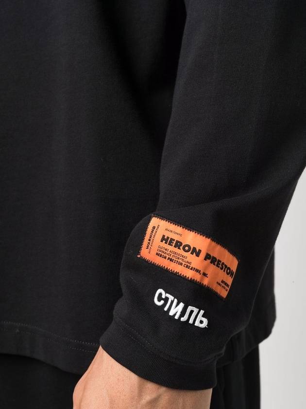 CTNMB Logo Turtleneck T-Shirt - HERON PRESTON - BALAAN 5