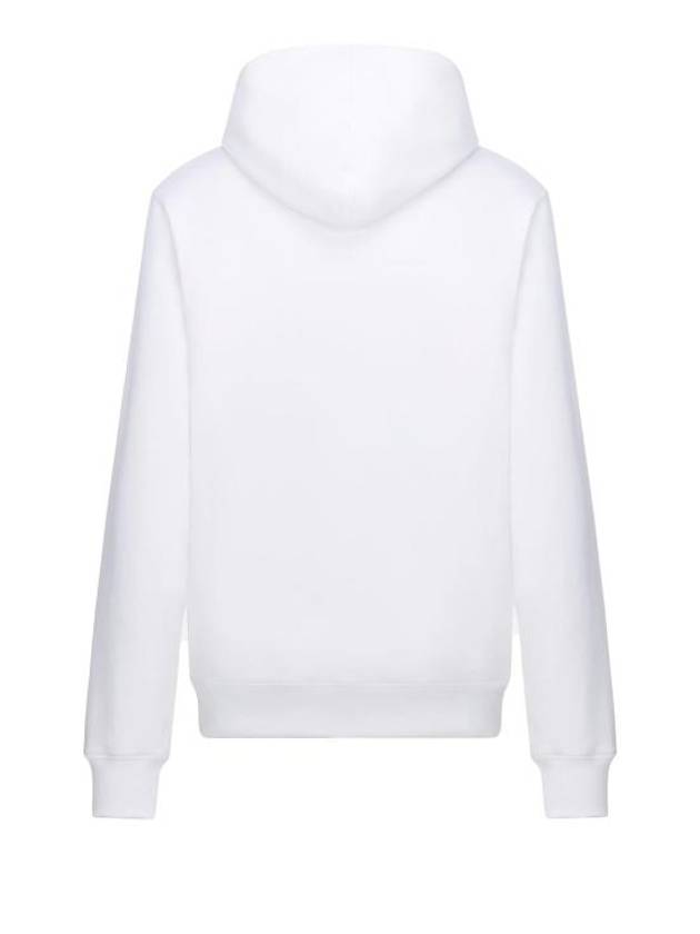 Comfort Fit Cotton Hoodie White - DIOR - BALAAN 3