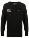 Caravaggio Angel Long Sleeve T-Shirt Black - OFF WHITE - BALAAN 3